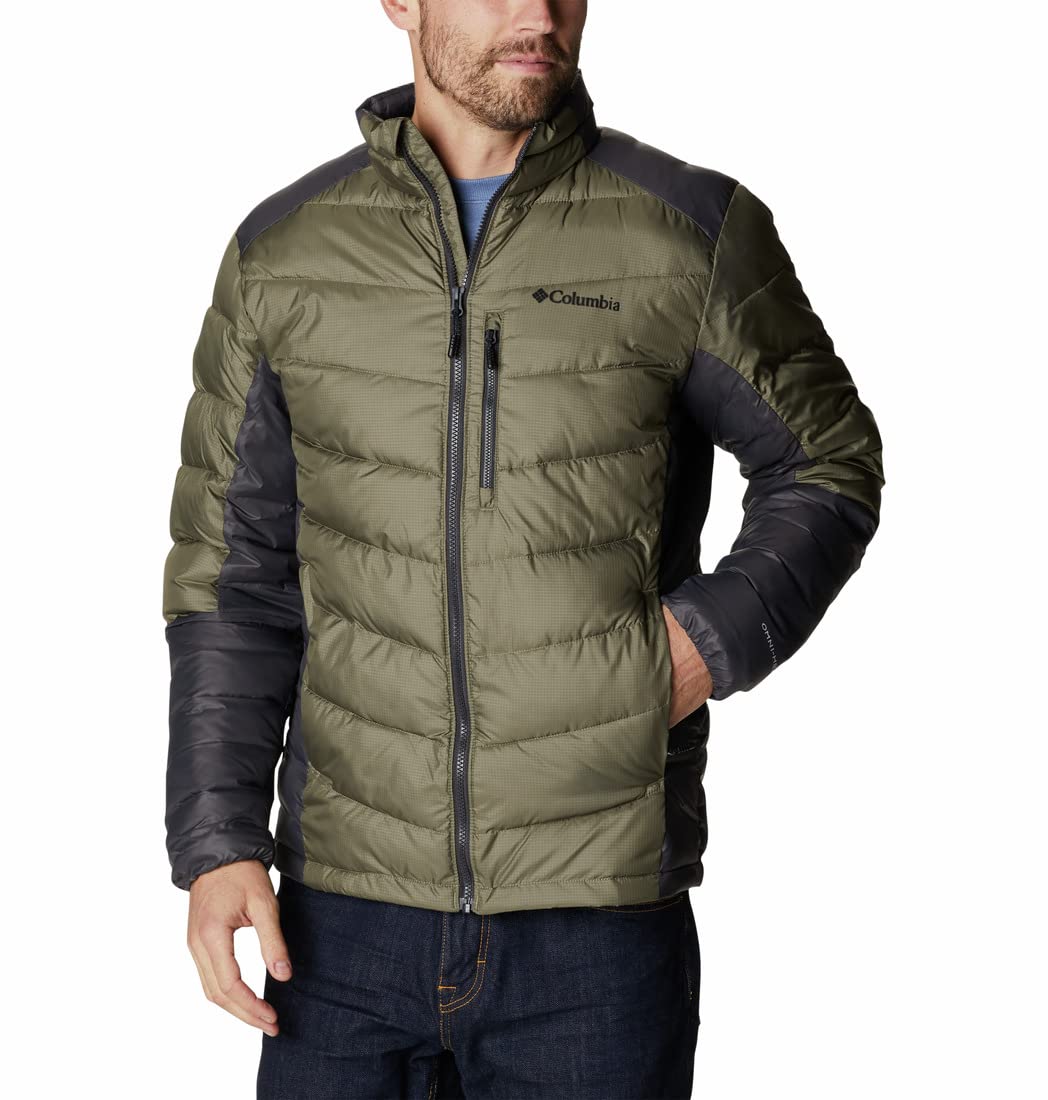 Columbia Mens Labyrinth Loop Jacket, Stone Green, Shark, L