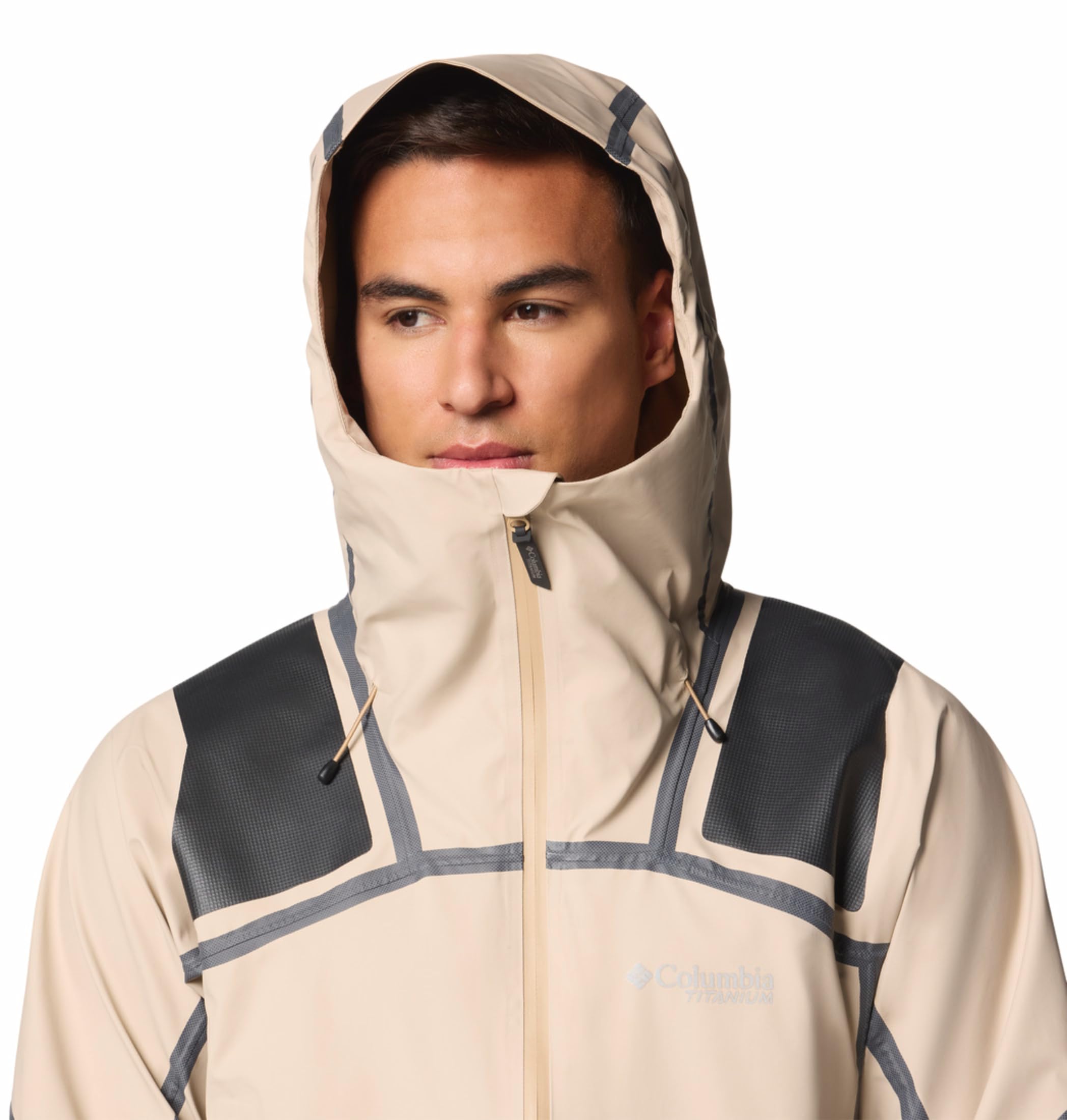 Columbia Men Brown Outdry Extreme Waterproof Whistler Peak Shell Rain Jacket, M - Image 7