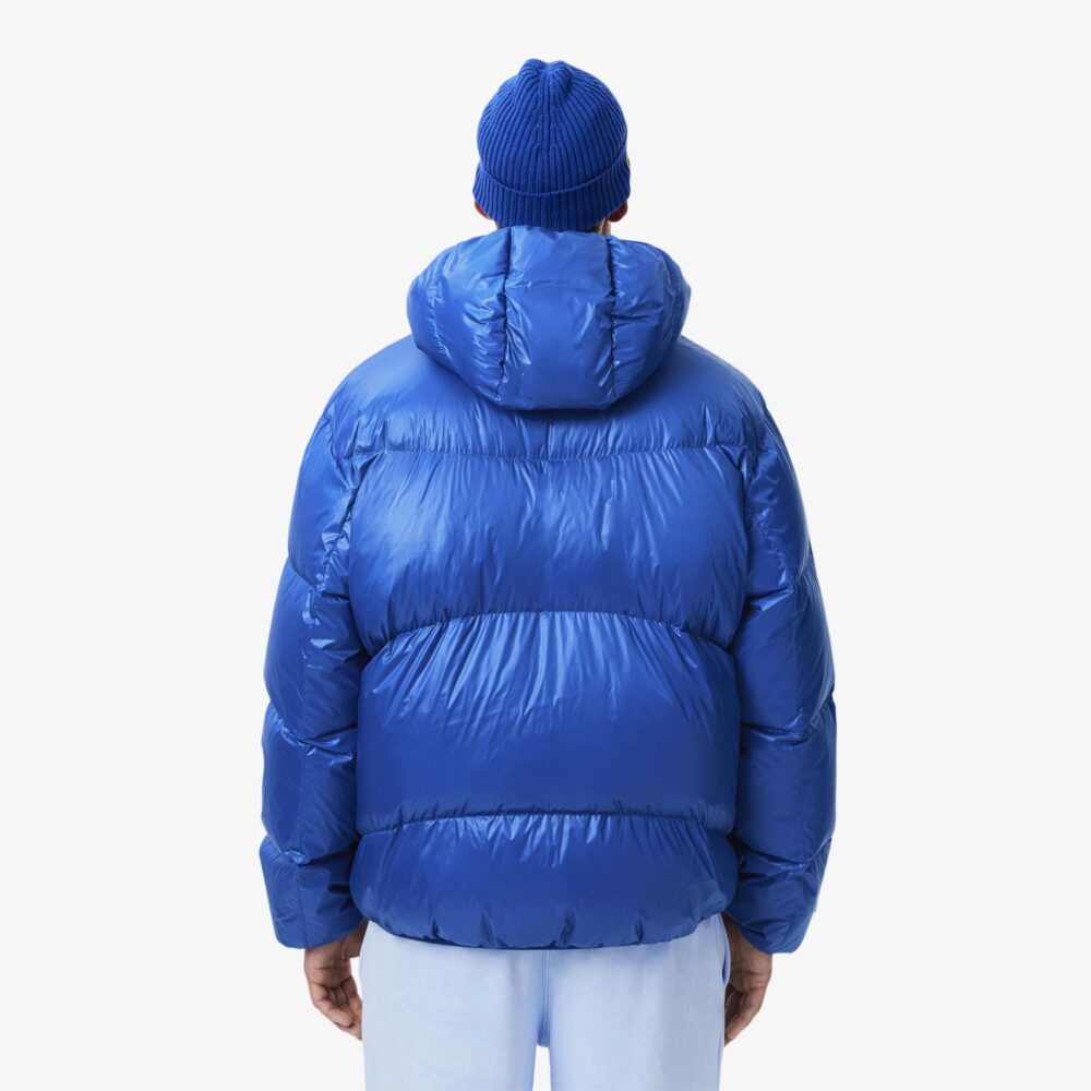 Lacoste Men's A-Line Coat (BH2889_Blue_HJM_54) - Image 8