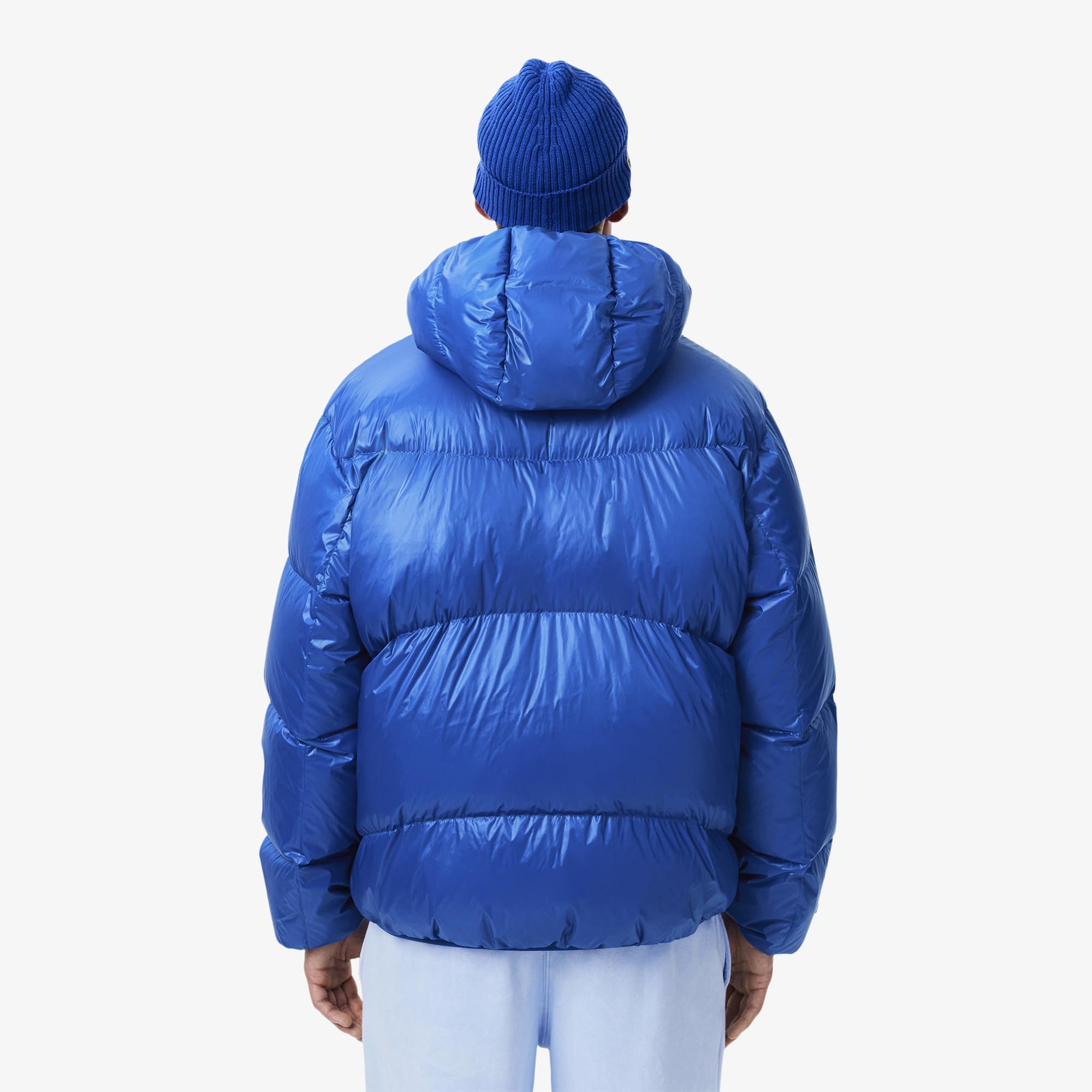Lacoste Men's A-Line Coat (BH2889_Blue_HJM_54) - Image 8