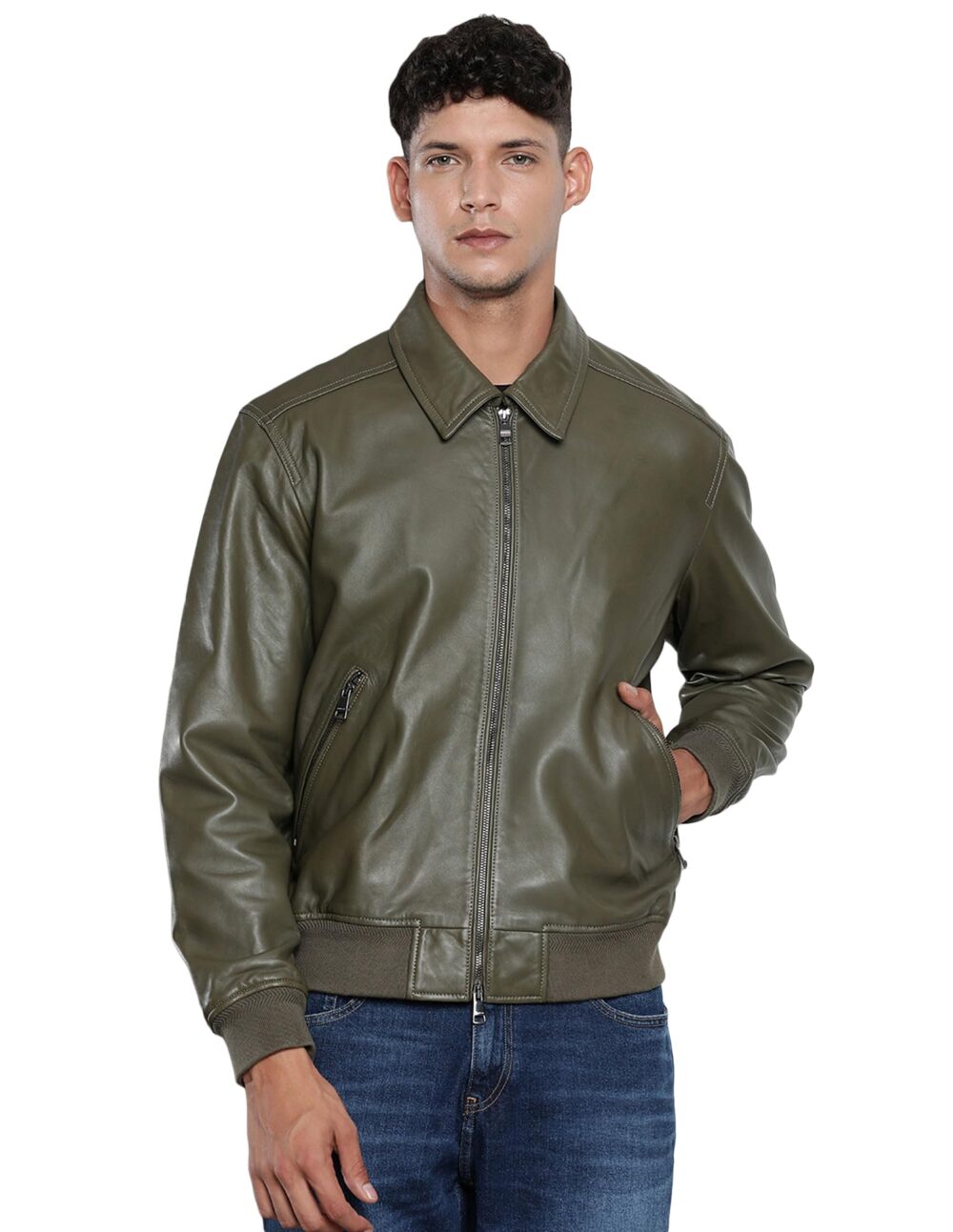 Tommy Hilfiger Mens Beige Color Jacket (M)