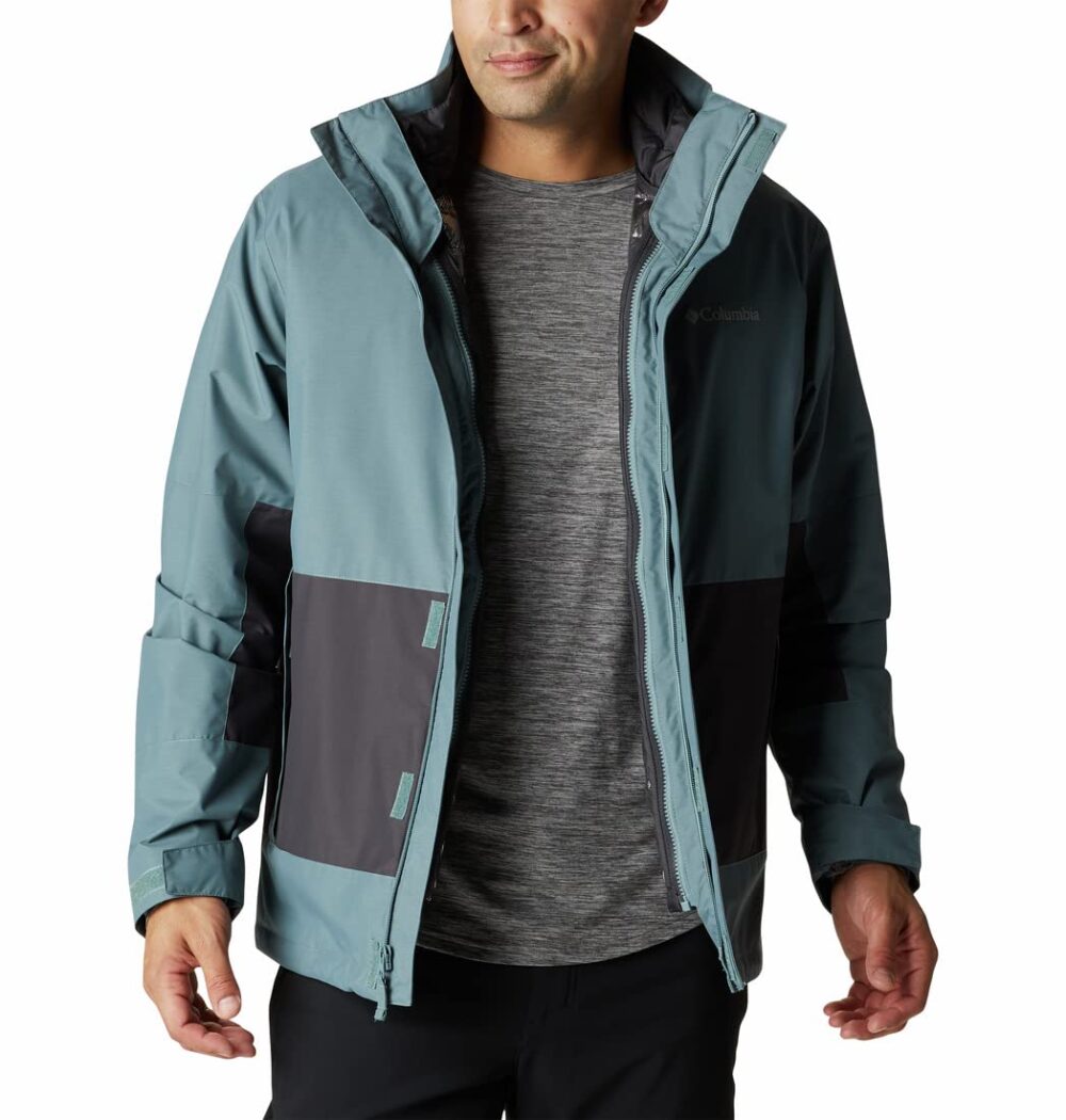 Columbia Mens Agate Alley Interchange Jacket, Metal, Shark, L - Image 8