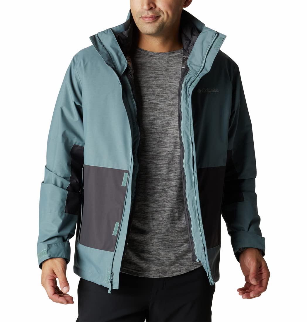 Columbia Mens Agate Alley Interchange Jacket, Metal, Shark, L - Image 8