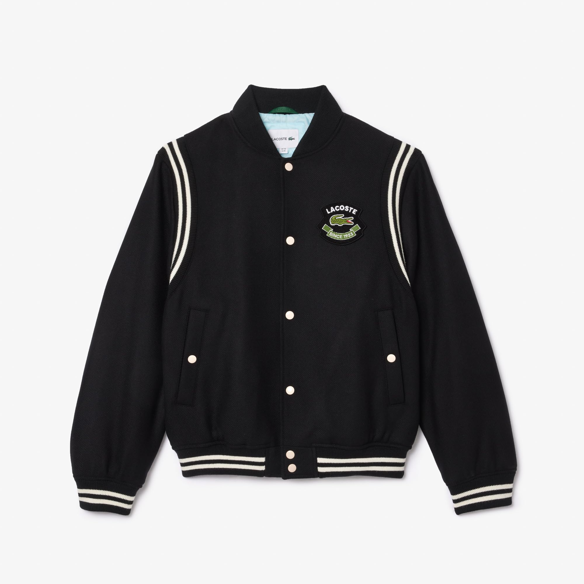 Lacoste Men's A-Line Coat (BH2898_Black_031_52) - Image 6