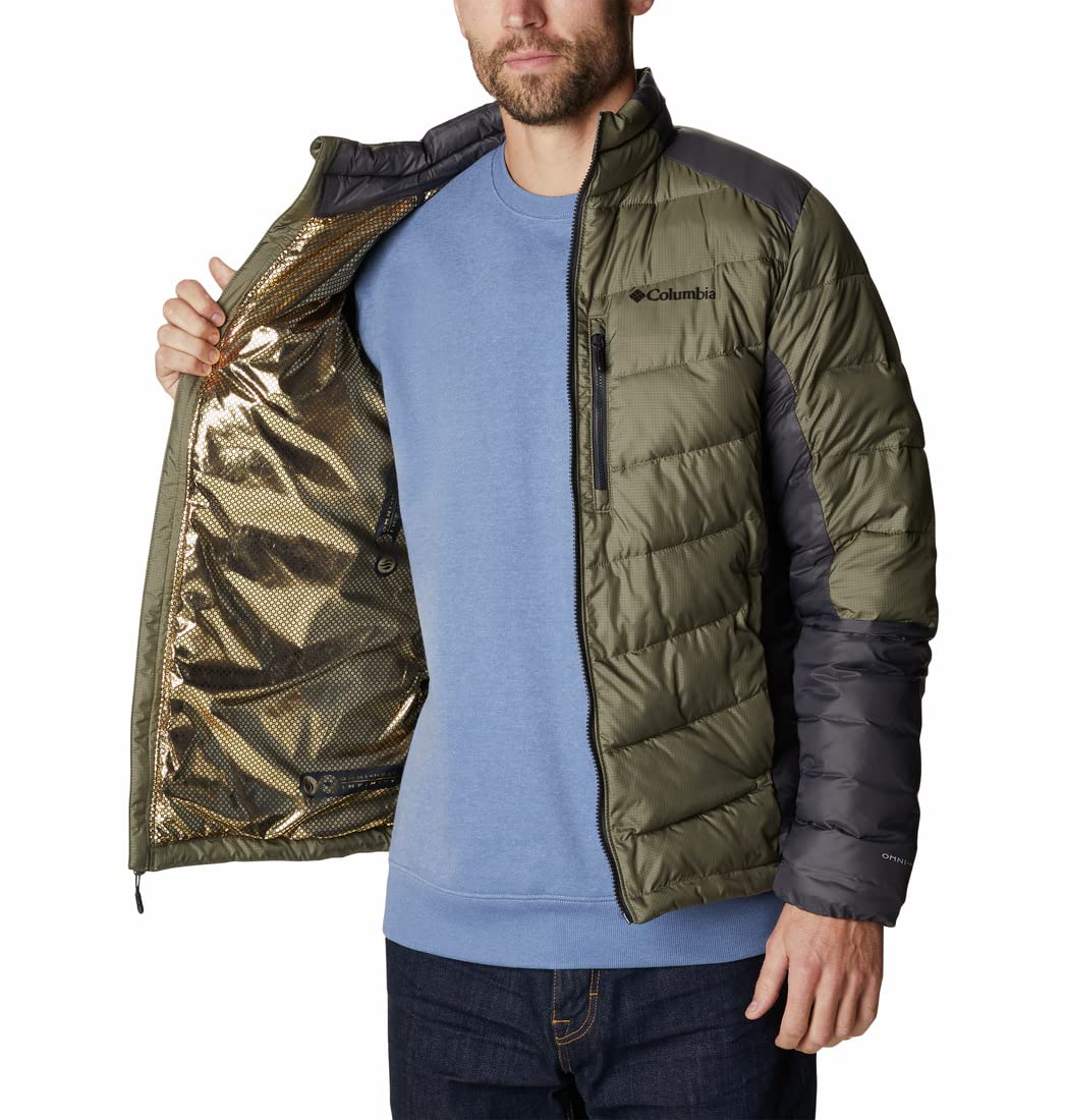Columbia Mens Labyrinth Loop Jacket, Stone Green, Shark, L - Image 5
