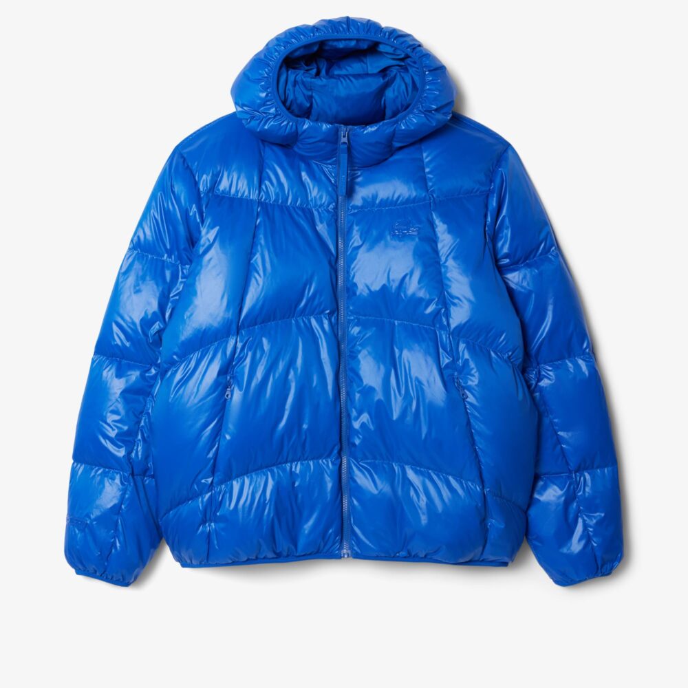 Lacoste Men's A-Line Coat (BH2889_Blue_HJM_54) - Image 7