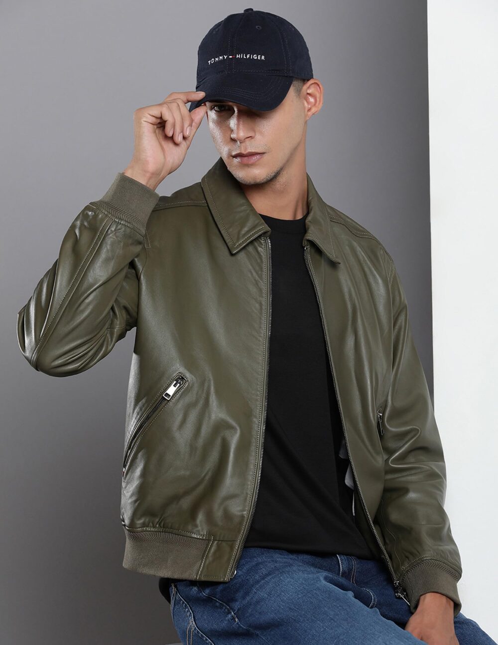 Tommy Hilfiger Mens Beige Color Jacket (M) - Image 4