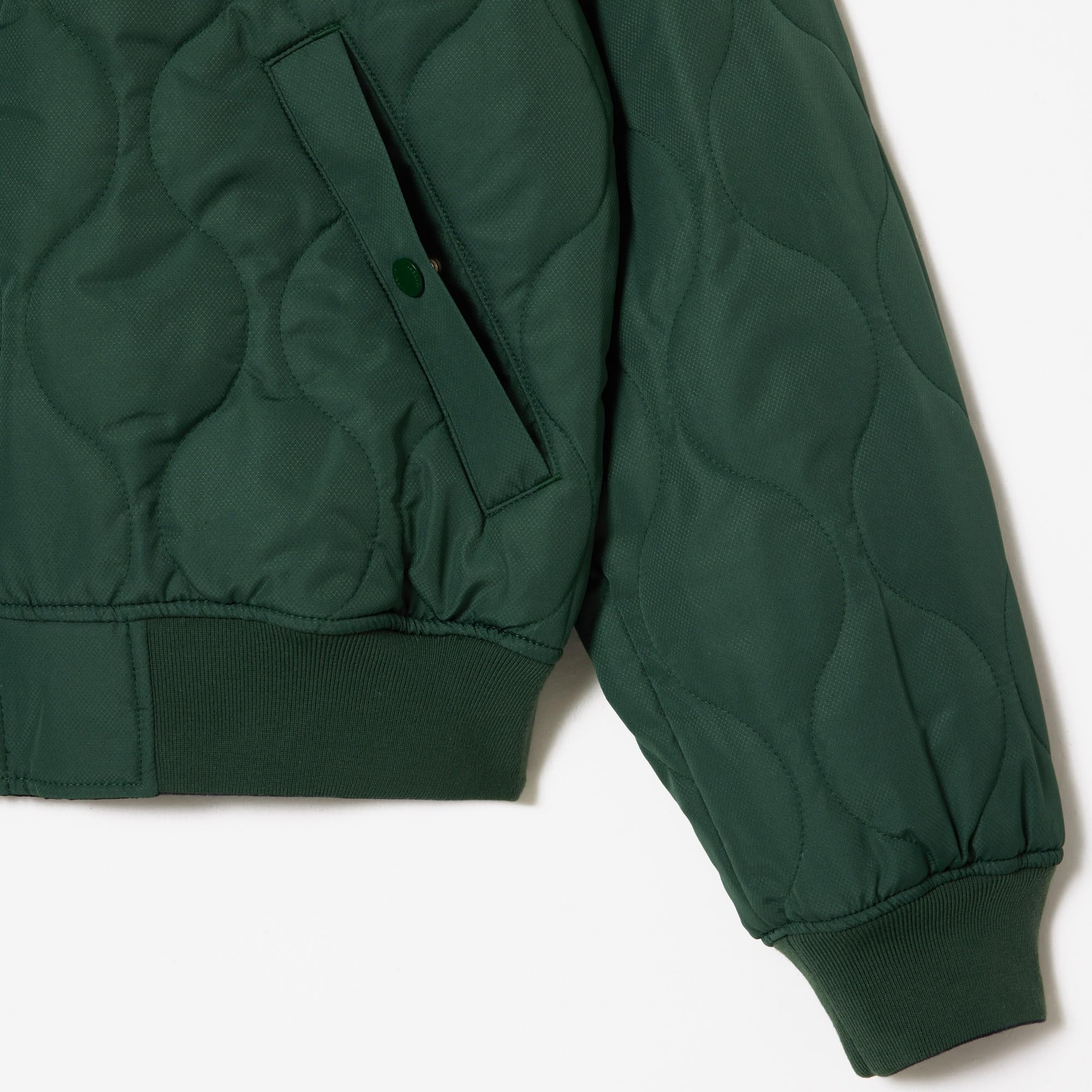 Lacoste Men's Wrap Coat (BH0550MI7_Navy Blue/Dark Green_M) - Image 3