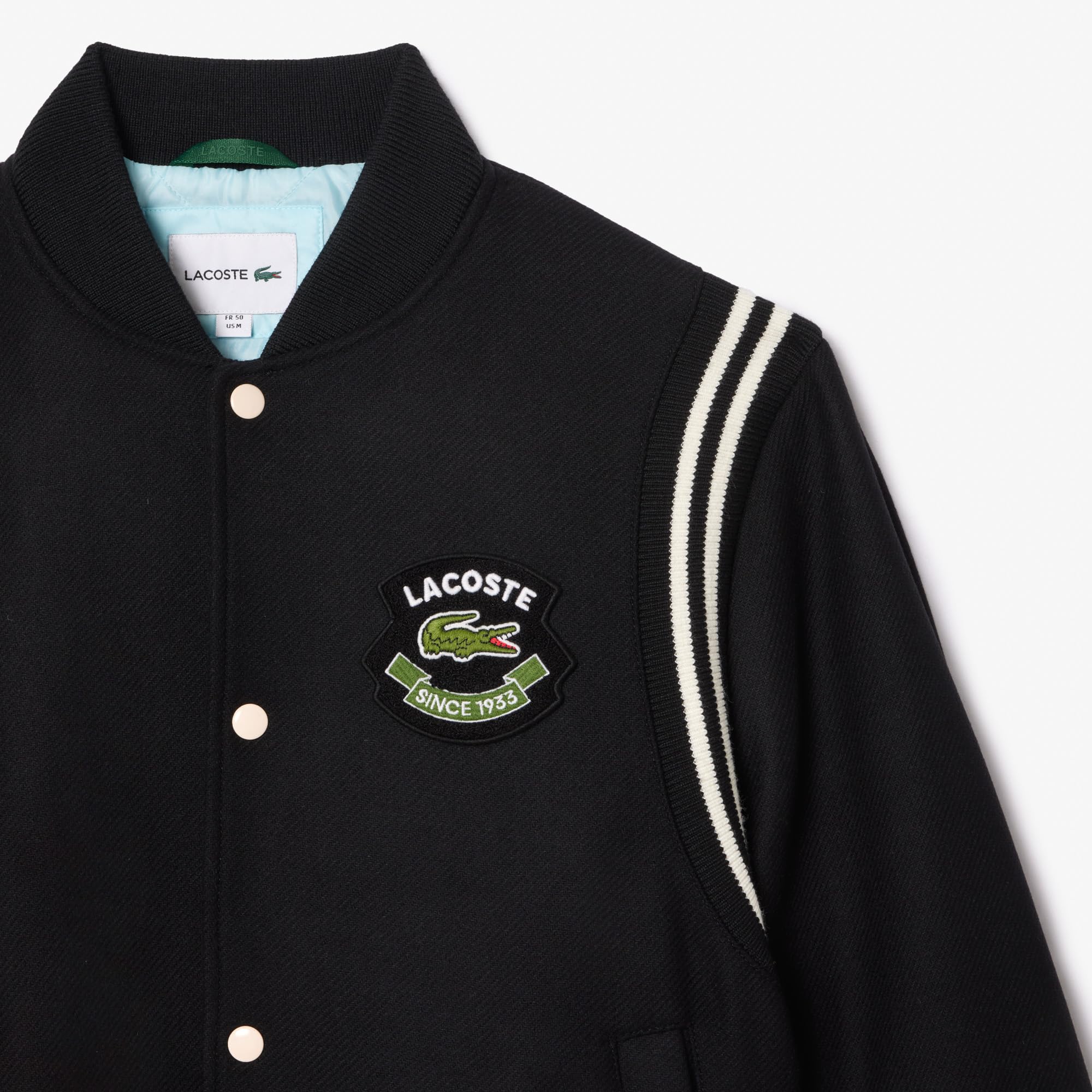 Lacoste Men's A-Line Coat (BH2898_Black_031_52) - Image 5